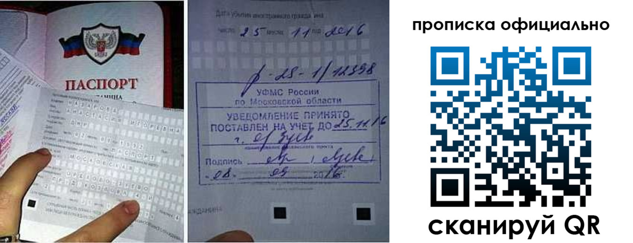 прописка паспорт в Данкове